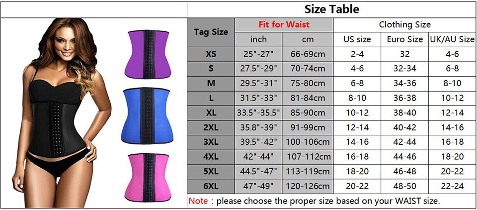Corset HAUTE GAMME 100% LATEX Serre taille gaine ceinture après accouchement  Tailles disponibles : S M L XL XXL GUIDE DE TAILLE: faut…