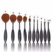 Kit 10 Pinceaux Professionels Oval colle... Kit 10 Pinceaux Professionels Oval colle...
