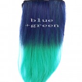 Extensions Cheveux Raide Tie & Dye Delav...