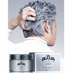 Cire coloree Cheveux Argent Lavable Homme Femme Fashion Hairstyle