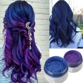 Cire coloree Cheveux Bleu/violet Lavable...