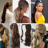 Queue de cheval extension enroulee reinv...