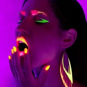Body Paint Maquillage Neon Lumineux Sexy...