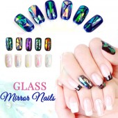 Nails Mirror Broken Glass 5 colors Set D... Nails Mirror Broken Glass 5 colors Set D...