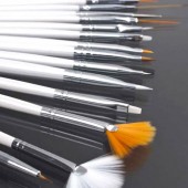 Accessoires Nail Art 15 Pieces Pinceaux ... Accessoires Nail Art 15 Pieces Pinceaux ...