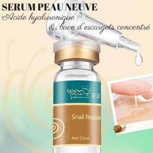 Serum Concentre Peau Neuve Acide Hyaluronique & Bave d Escargots Lissant Anti-Acne Anti-Age