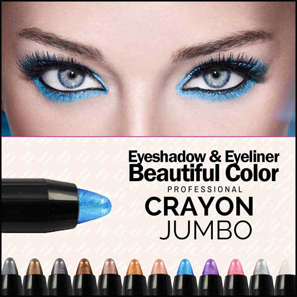 Crayon Jumbo Yeux Professionnel Smoky Fard Paupieres Ombres
